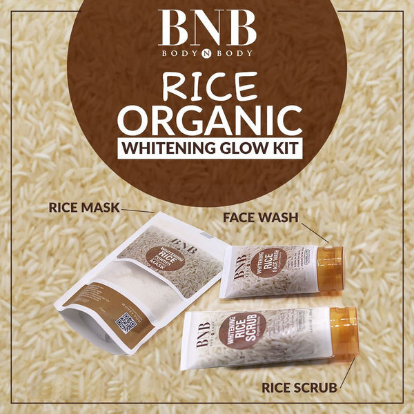 BnB Rice Extract Bright & Glow Kit (3-in-1)