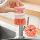 Self Dispensing Cleaning Brush Dish Brush Liquid Soap Plastic Dish Cleaning Brush Home Cleaning